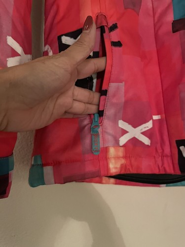 Roxy Insulated 5K Technology Girl's Pink Spellout Snowboard/Ski Jacket | Sz. 12 - Picture 3 of 17