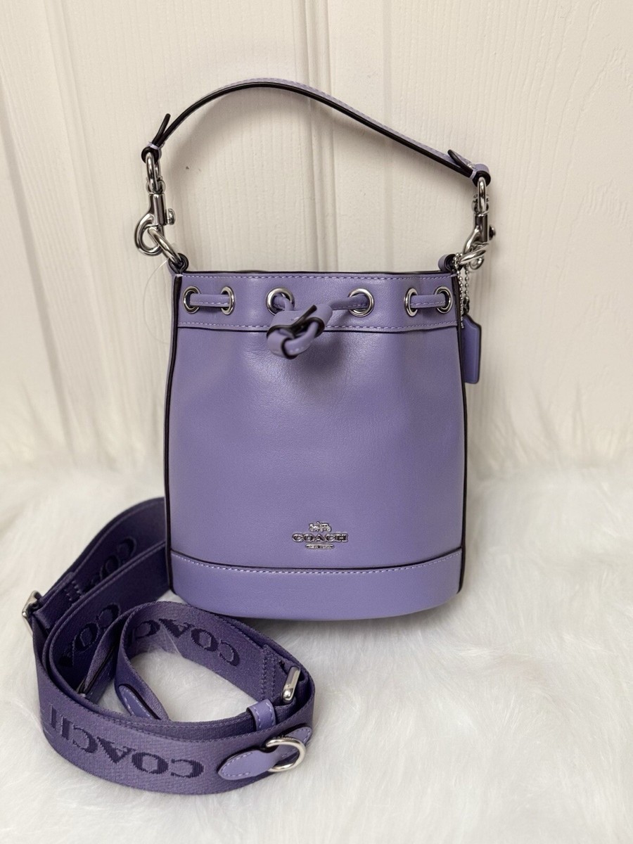 ②未使用 コーチ F24353 ミニ リュック バックパック パープルメタリック ②未使用 コーチ F24353 ミニ リュック バックパック パープル