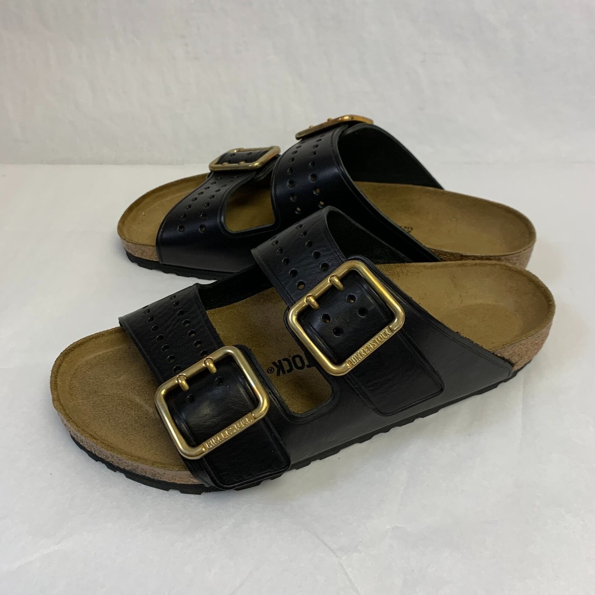 【わん】Birkenstock Arizona Bold Gap ブラック Arizona Bold Leather Black | BIRKENSTOCK