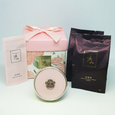 The saga of Xiu Pink Peony Cushion Special Edition Jadan Sun Glow Cushion Set