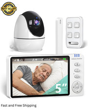 Elderly Monitors with Camera and Audio, Two-Way Talk Room Monitors for Elderly,