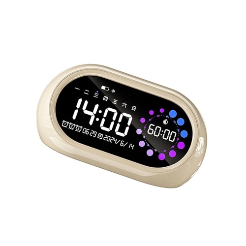 Digital Alarm Clock Volumes Adjustment For Heavy Sleepers Modern Home Decors - Picture 10 of 10