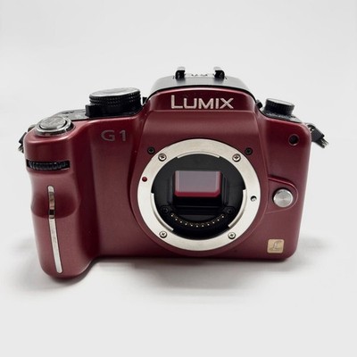 Panasonic LUMIX DMC-G1 Red Lens Kit Mirrorless Camera Excellent
