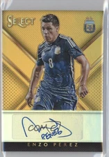 2015-16 Panini Select Signatures Gold Prizm 8/10 Enzo Perez #SS-EP Auto 0f8