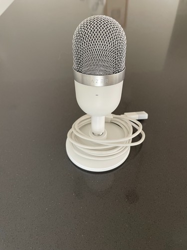 Mini microphone USB Razer Siren - Blanc