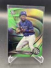 2022 Bowman Platinum #TOP-22 Osleivis Basabe Top Prospects Green #/99