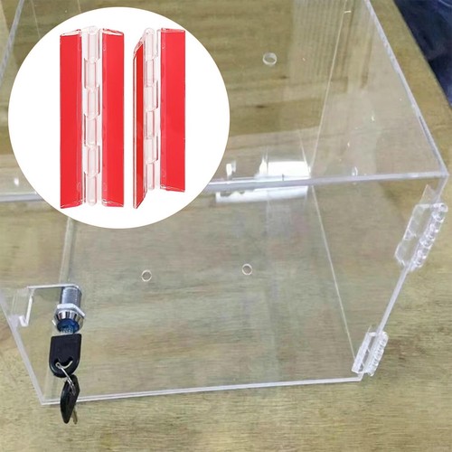 Clear Acrylic Hinge High grade Plastic Hinge Suitable for DIY Crafts 1 Pc - Picture 3 of 12