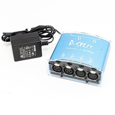 Enttec D-SPLIT 5-Pin DMX Splitter   4-Port Optically Isolated (w/ PSU)