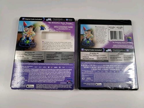 Toy Story: w/Slipcover (4K UHD/Blu-ray/Digital 2019) New Read Description - Picture 4 of 24