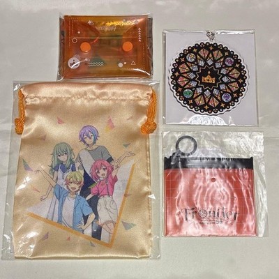 Project Sekai Wonderlands x Showtime Drawstring Pouch, Multi Pouch, Keychain Set