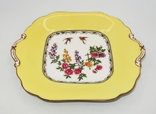 Vintage Aynsley 4744 MIKADO Yellow Square Han...