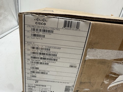 Cisco Catalyst (WS-C2960S-24TS-L) 24-Ports Rack-Mountable Switch Managed - 第 3/4 張圖片
