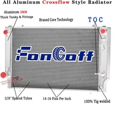 3 ROW Aluminum Radiator For 1976-1992 1989 Jaguar XJS V12 XJ12 5.3L 6.0L