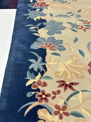 Cir 1920's ANTIQUE ART DECO FINE CHINESE WALTER NICHOLS RUG 8.10x11.9 ROOM SIZE - Picture 9 of 12