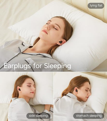 2.0 Sleep Headphones, Noise Blocking Sleep Earbuds, High Fidelity Invisible E... - Photo 4 sur 7