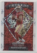 2021 Panini Rookies & Stars Crusade Red Circles Prizm Trey Lance #CR-22 0zb0