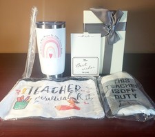    7 PCS   Teacher Appreciation - Back to School Gift Set w/ Tumbler Gift Box 