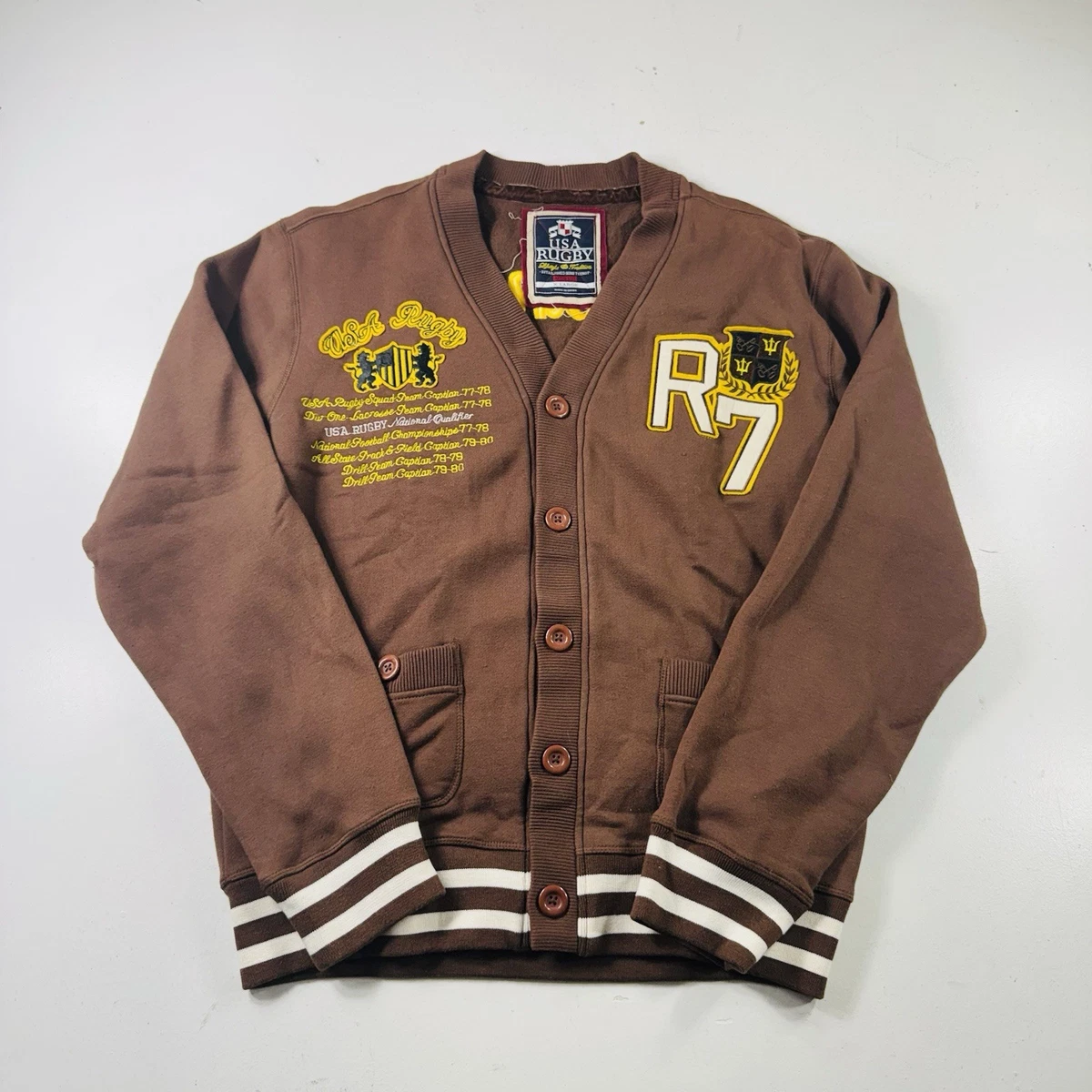 Rugby Cardigan Sweaters for Men for sale | eBay