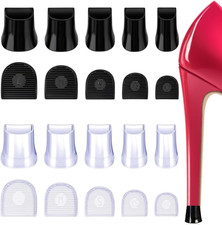 20 Pcs Heel Caps for High Heels, Heel Covers for High Heel Shoes, 5 Sizes Heel B