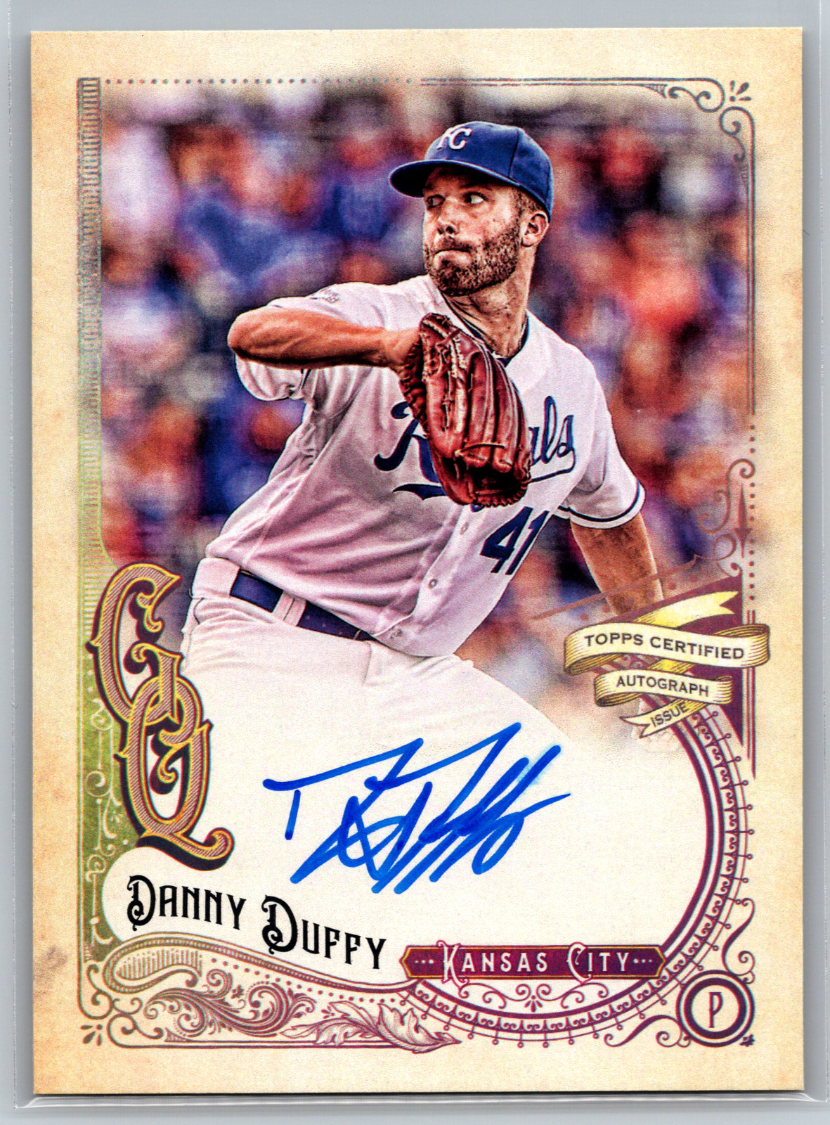Danny Duffy 2017 Topps Gypsy Queen Auto GQA-DDU Kansas City Royals