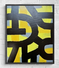 LMNOP Art Original Painting NeoExpressionism Modern Graffiti Abstract Street Art