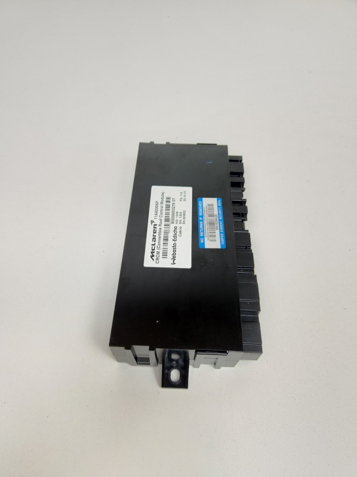 2015-2017 MCLAREN 675LT CONVERTIBLE ROOF TOP CONTROL MODULE UNIT 11A4030SP OEM 