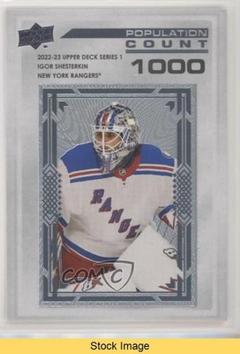 2022 Upper Deck Series 1 Population Count 1000 /1000 Igor Shesterkin READ 0wp8
