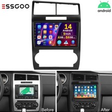 9 464g For 2005-2007 Dodge Charger Magnum Gps Car Stereo Android 14 Carplay Bt