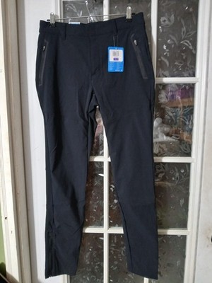 Columbia Men s Tech Tapered Omni Shield Active Fit Zip Black 30 Long 31''