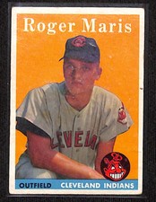 1958 Topps #47 Roger Maris RC!