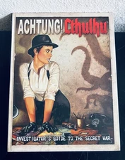 ACHTUNG! CTHULHU Investigators Guide To The Secret War - Modiphius HC