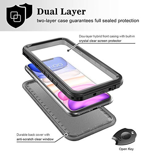 Waterproof Case for iPhone 11, Full Body Heavy Duty Protection Full Sealed - Picture 5 of 7
