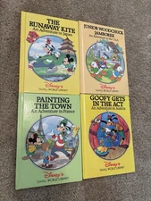 Disney Small World Library Lot Of 4 Vintage 1989