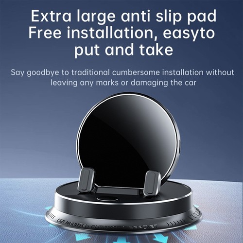 Adjustable Car Smartphone Holder with 360 Rotation and Cable Management - Zdjęcie 7 z 12