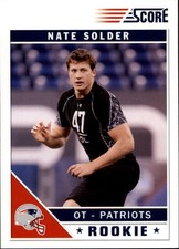 2011 Score #366 Nate Solder RC - FB