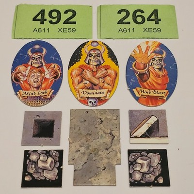HeroQuest Against Ogre Horde Classic Original Expansion Card Token Multi-Listing