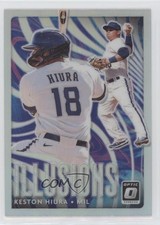 2020 Panini Donruss Optic Optic Illusions Holo Prizm Keston Hiura #OI-15 s3g