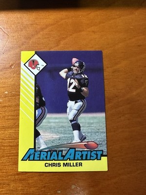1993 STARTING LINEUP AERIAL ARTIST CHRIS MILLER ATLANTA FALCONS FOOTBALL CARD