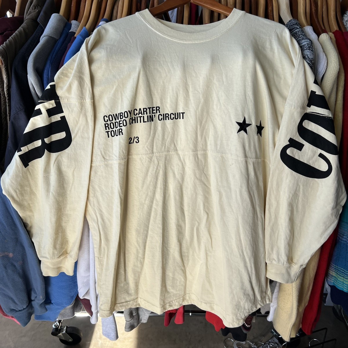 Beyonce Cowboy Carter Tour long sleeve LRG Spirit Jersey Tee