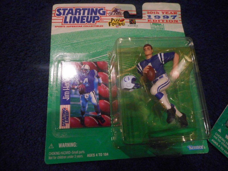 1997 Starting Lineup Jim Harbaugh Indianapolis Colts Figure NEW