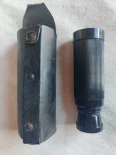 Vintage Pocket Telescope Trojan 4 3/8" to 8" w/Case Chicago USA Monocular