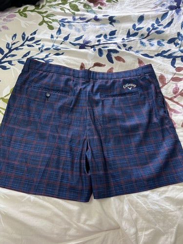 Golfshorts Herren Größe 38 Callaway kariert blau/weiß/rot - Bild 2 von 6