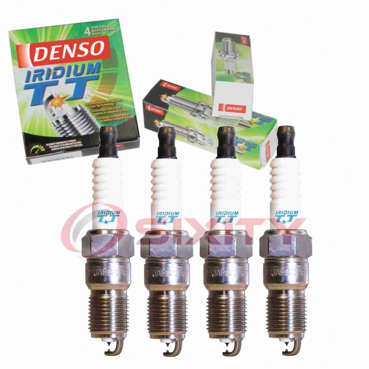 4 pc Denso Iridium TT Spark Plugs for 1994-1999 Mercury Tracer Ignition bk