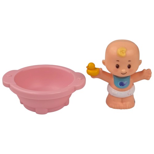 Fisher Price Little People Love & Care Geschenkset Figur 2,5" & Schale - Mattel 2019