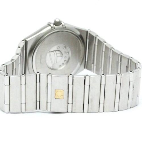 Omega Constellation Ref.1512.40 Date St. Acier Gris Argent Quartz Montre Hommes - Photo 5 sur 8