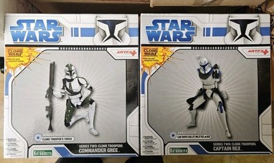 Star Wars Kotobukiya Commander Gree & Captain Rex ARTFX+ 1/10 Scale Statue Clone