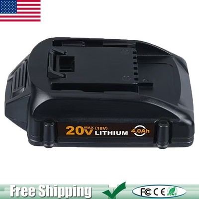 4.0Ah 20V MAX 20 Volt Lithium WA3520 WA3525 WA3575 WG155 For Worx Battery