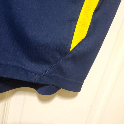 Michigan Wolverines Polo Shirt Men Medium Blue Gold NCAA College Football Adidas - Picture 11 of 15