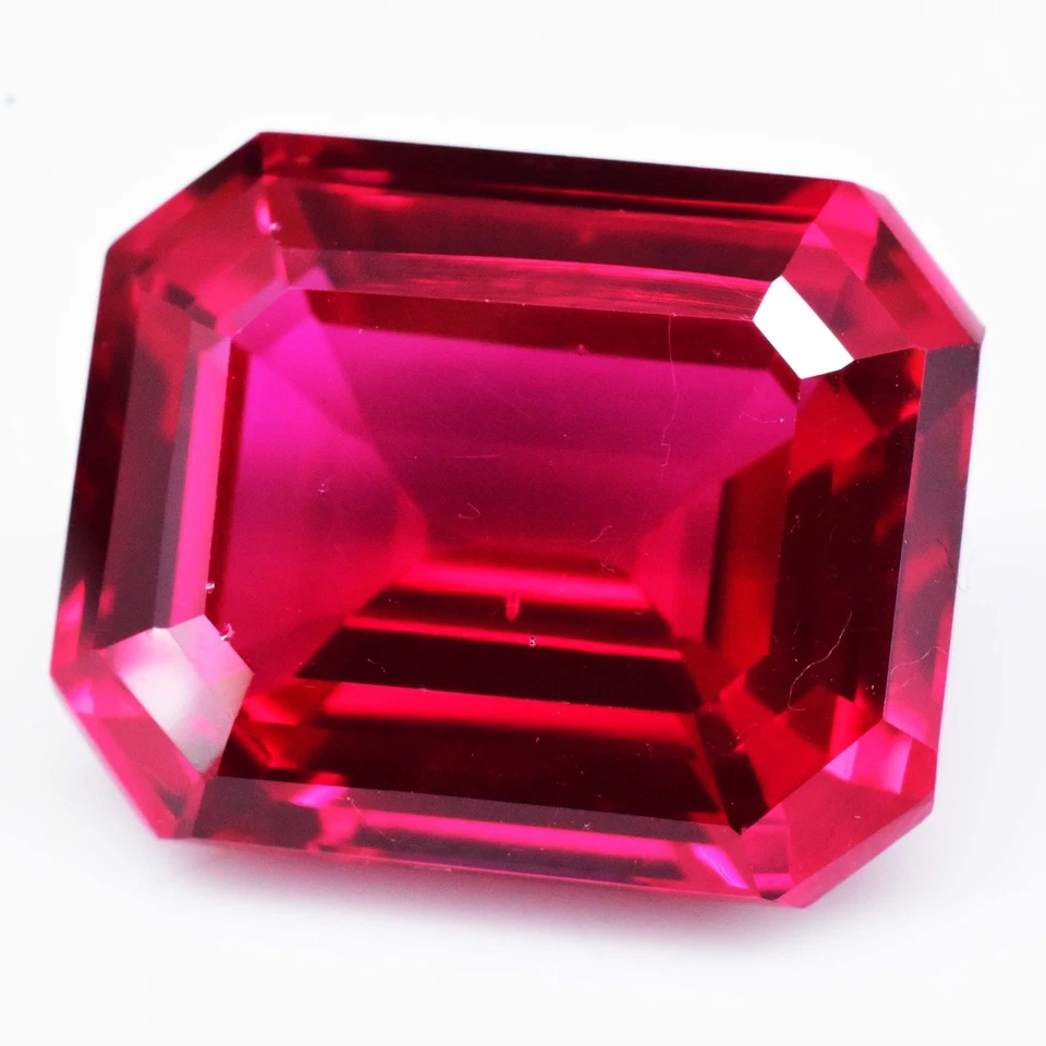 27.00 Ct Natural Blood Red Mozambique Ruby CERTIFIED Flawless Loose Gemstone - Image 3 of 4
