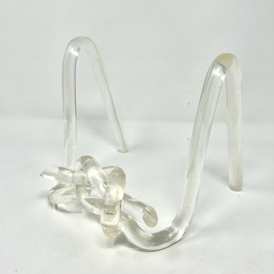 #ad #ad Vintage Dorothy Draper Lucite Table Stand Pretzel Knott 1960s RARE Vintage $249.99